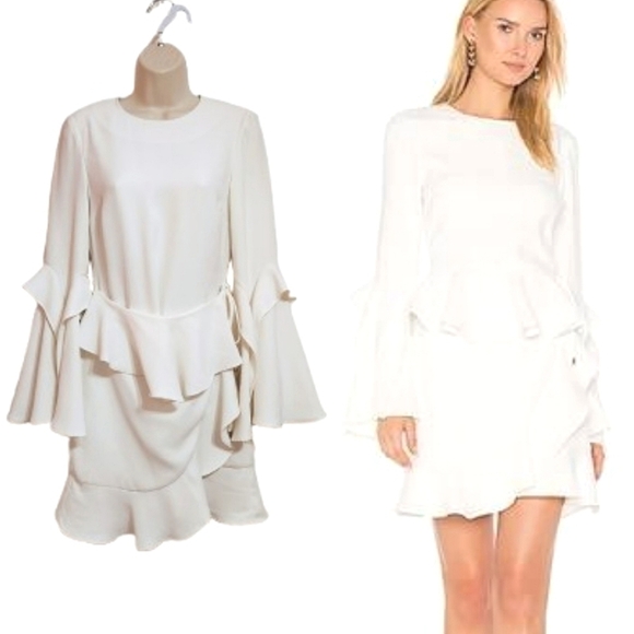 Rebecca Vallance Dresses & Skirts - Rebecca Vallance El Chino White Mini Flare Dress US 2